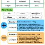 present perfect continuous tense